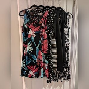 Laura, Cleo summer bundle lot of 5  dresses assorted lot size 10 M-L